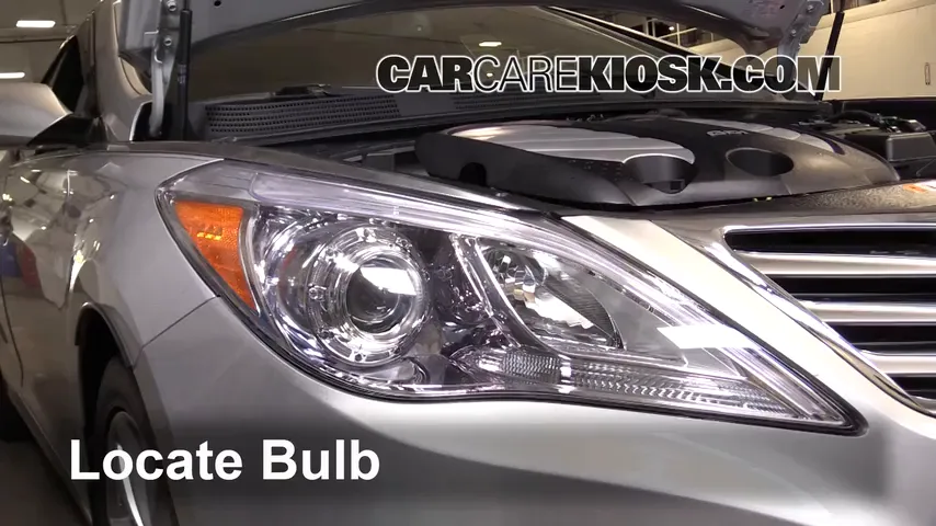 2014 Hyundai Azera Limited 3.3L V6 Lights Daytime Running Light (replace bulb)